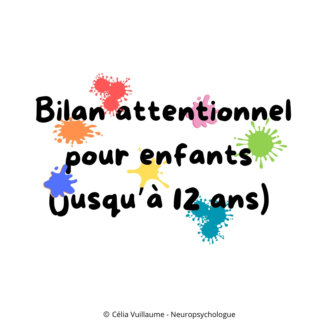 Bilan attentionnel enfant